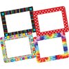 Barker Creek Groovy Name Tags/Self-Adhesive Labels, Multi-Design Set, 180/Set 3781